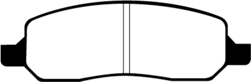 EBC 06-09 Buick Lucerne 3.8 Yellowstuff Rear Brake Pads thumbnail 4