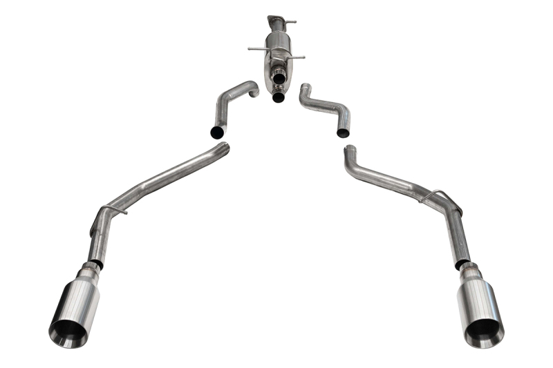 Corsa 2019+ Ram 1500 5.7L HEMI 3.0in Catback Exhaust System w/ 5.0in Flat Cut Dual Rear Exit Tips