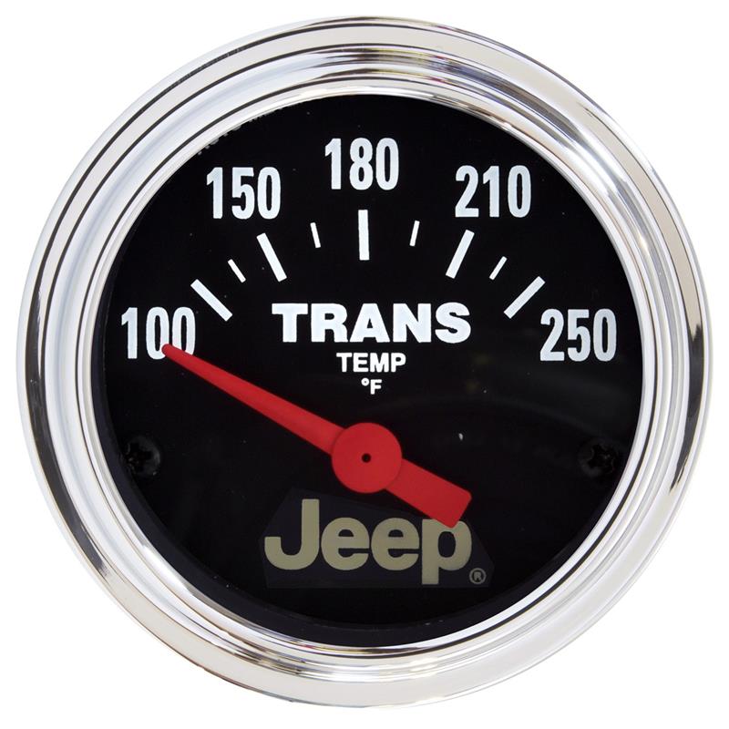 Autometer Jeep 52.4mm Short Sweep Electronic 100-250 Def F Transmission Temperature Gauge