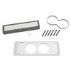 Autometer Mounting Solutions Gauge Mount Gauge Cage Dual 2-5/8in Silver 87-93 Ford Mustang thumbnail 6