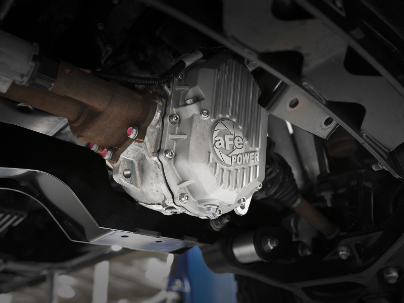 aFe Power 11-18 GM 2500-3500 AAM 9.25 Axle Front Differential Cover Raw Machined Street Series thumbnail 8