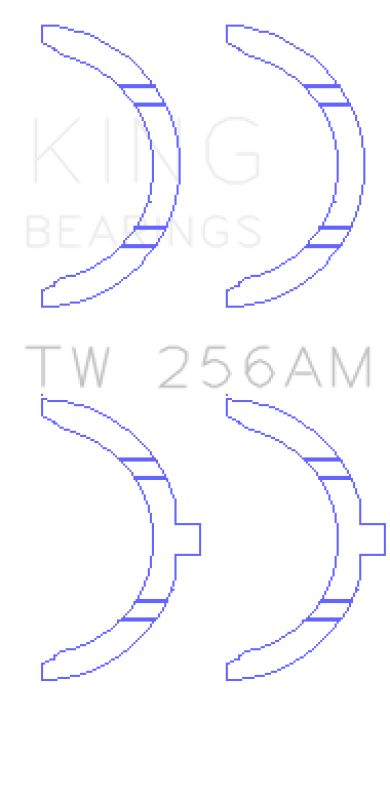 King Engine Bearings Mazda JE/JE06/JE07 Thrust Washer Set of 2 thumbnail 2
