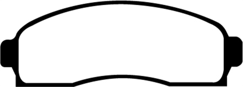 EBC 03-06 Chevrolet Equinox 3.4 Yellowstuff Front Brake Pads thumbnail 6