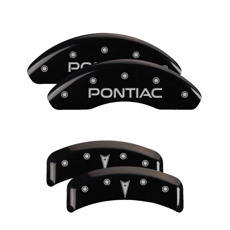 MGP 4 Caliper Covers Engraved Front & Rear MGP Yellow Finish Black Char 2009 Nissan Altima thumbnail 5