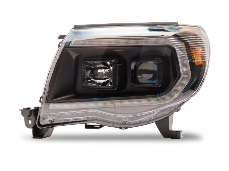 Raxiom 05-11 Toyota Tacoma Axial Series Switchback Projector Headlights- Black Housing- Clear Lens thumbnail 4