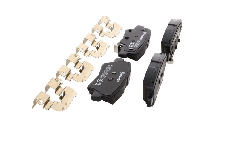 Brembo OE 21-22 Hyundai Accent/19-24 Nexo/2016 Sonata/2019 Sonata PRIME Low-Met Brake Pad - Rear thumbnail 8