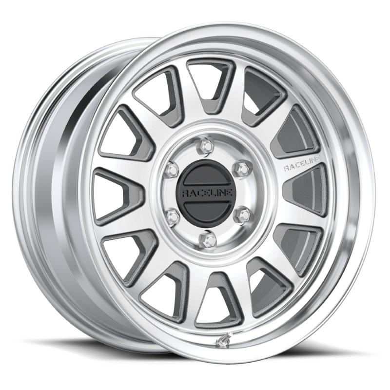 Raceline 952MC Aero 17x8.5in / 6x135 BP / 18mm Offset / 87.1mm Bore - Machined Wheel thumbnail 4