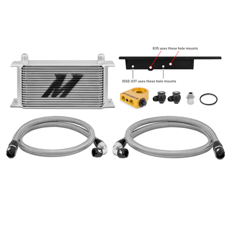 Mishimoto 03-09 Nissan 350Z / 03-07 Infiniti G35 (Coupe Only) Oil Cooler Kit - Thermostatic thumbnail 5