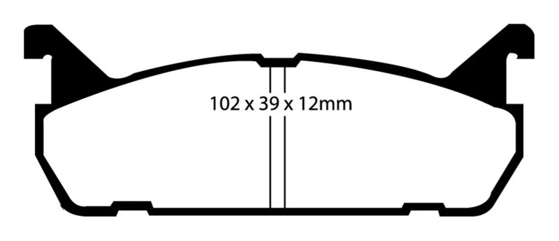 EBC S5 Brake Pad and Rotor Kit (1x ebcGD639, 1x ebcDP4828R) thumbnail 4