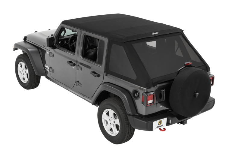 Bestop 18-26 Jeep Wrangler JL 4-Door Trektop (Premium Black Twill)
Trektop