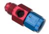 Russell Fuel Pressure Take-Off Fittings 670293 Fitting, Take Off, -4 AN Male to -4 AN Female, 1/8 in. NPT Gauge Port, Aluminum, Black, Each thumbnail 5
