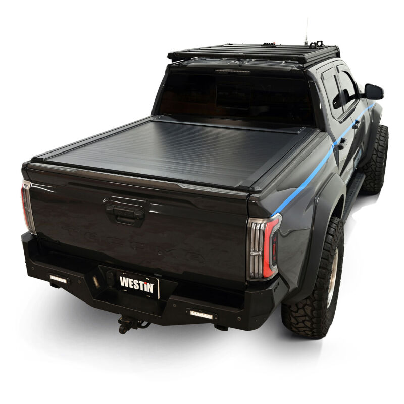 Westin 24-26 Toyota Tacoma 5ft Bed Manual Retractable Tonneau Cover - Black thumbnail 8