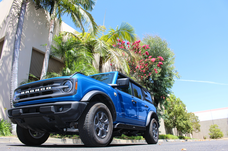 Go Rhino 21-24 Ford Bronco 4WD 4dr (Excl. Bronco Sport) Frame Mount Sliders - Tex. Blk thumbnail 5