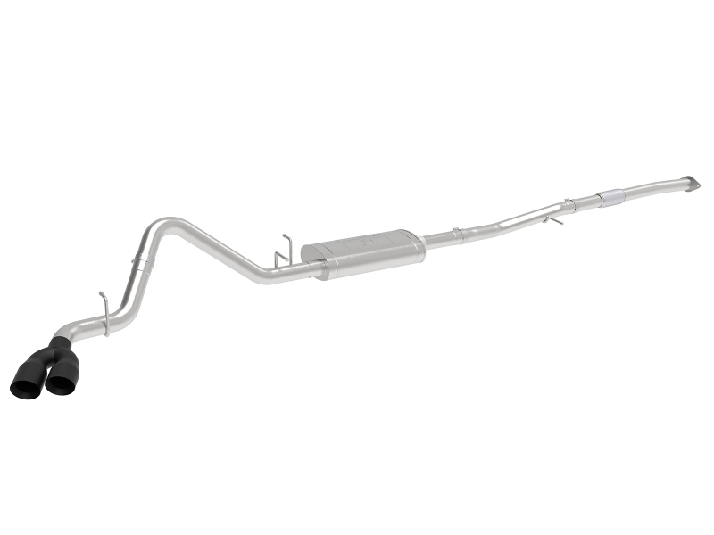 aFe Vulcan Series 3in 304SS Exhaust Cat-Back w/Blk Tip 2019 GM Silverado/Sierra 1500 L4-2.7L (t) thumbnail 2