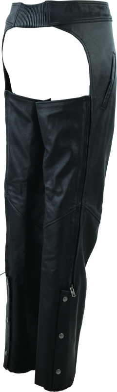 Kuryakyn Leather By River Road Plains Leather Chaps Black Womens - Small thumbnail 7