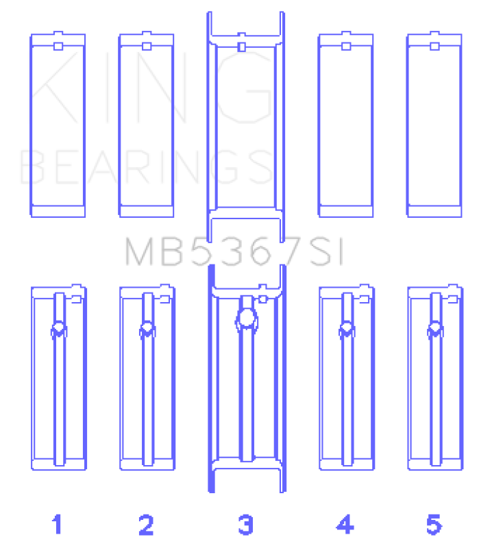 King Engine Bearings KING Main Bearings