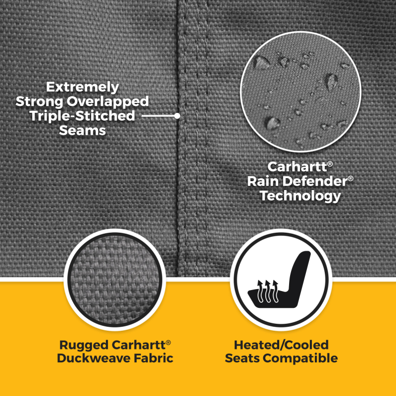 Covercraft 24-25 Toyota Tacoma Carhartt SeatSaver Custom Seat Cover - Gravel