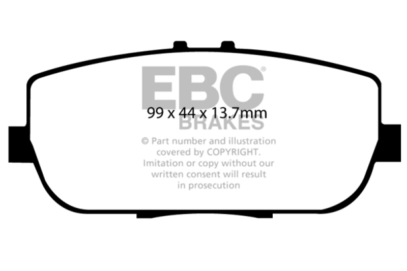 EBC S4 Brake Pad and Rotor Kit (1x ebcUSR7765, 1x ebcDP31775C) thumbnail 9