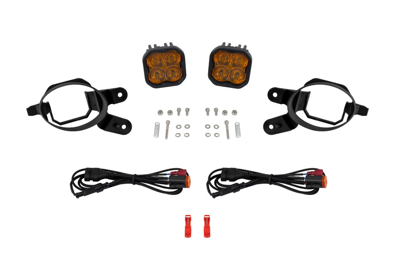 Diode Dynamics 10-13 Lexus IS250C SS3 LED Fog Light Kit (3000K) Max Yellow SAE Fog - Yellow