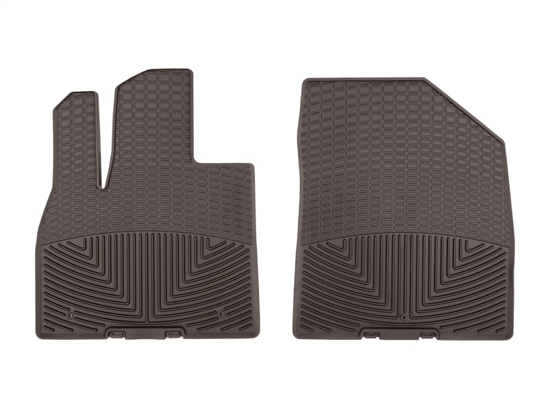 WT Rubber Mats - Front - Cocoa