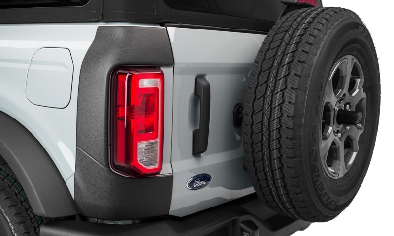 Bushwacker 21-22 Ford Bronco (2/4 Door) Trail Armor Rear Corner (2pc Rear) - Tex. Black thumbnail 2