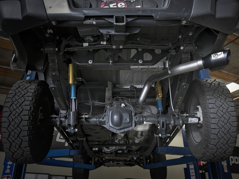 aFe MACH Force-Xp 3.0in 304 SS Cat-Back Exhaust w/ Black Tip 17-18 GM Colorado/Canyon thumbnail 8