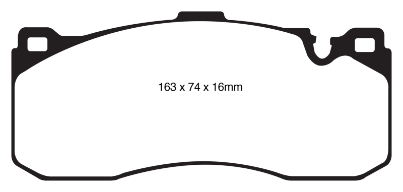 EBC 08-10 BMW 135 3.0 Twin Turbo Greenstuff Front Brake Pads thumbnail 2