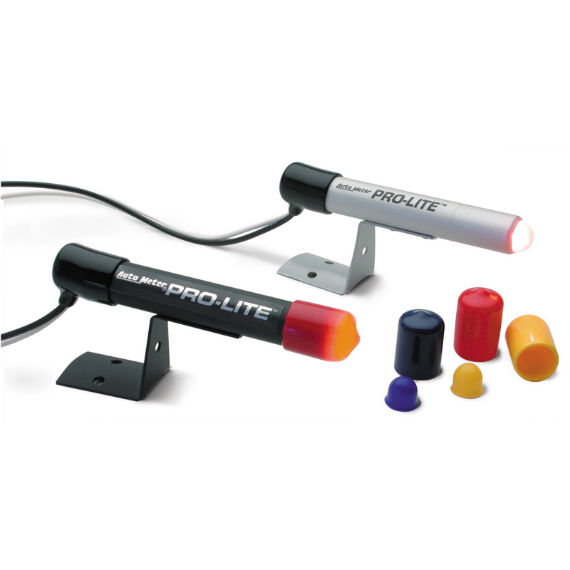 Autometer Mini Pro-Lite Warning Light (black case, red bulb and night cover) thumbnail 5