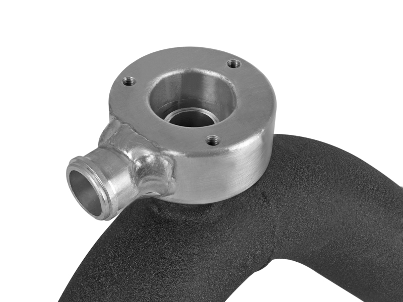BladeRunner 3 IN Aluminum Hot and Cold Charge Pipe Kit Black