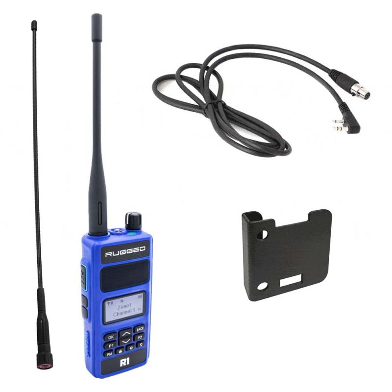 Rugged Radios RADIO KIT - Rugged R1 - Business Band Two Way Handheld Radio to Intercom