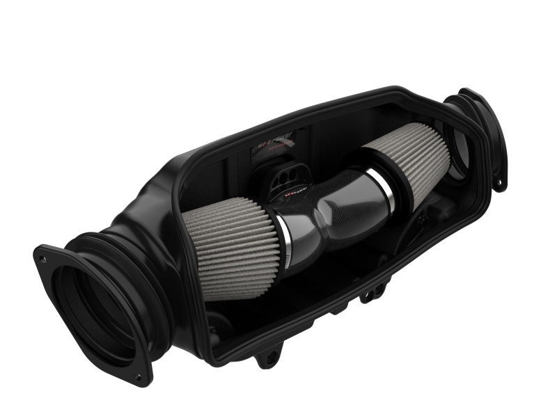 aFe 2020 Corvette C8 Track Series Carbon Fiber Cold Air Intake System With Pro DRY S Filters thumbnail 4