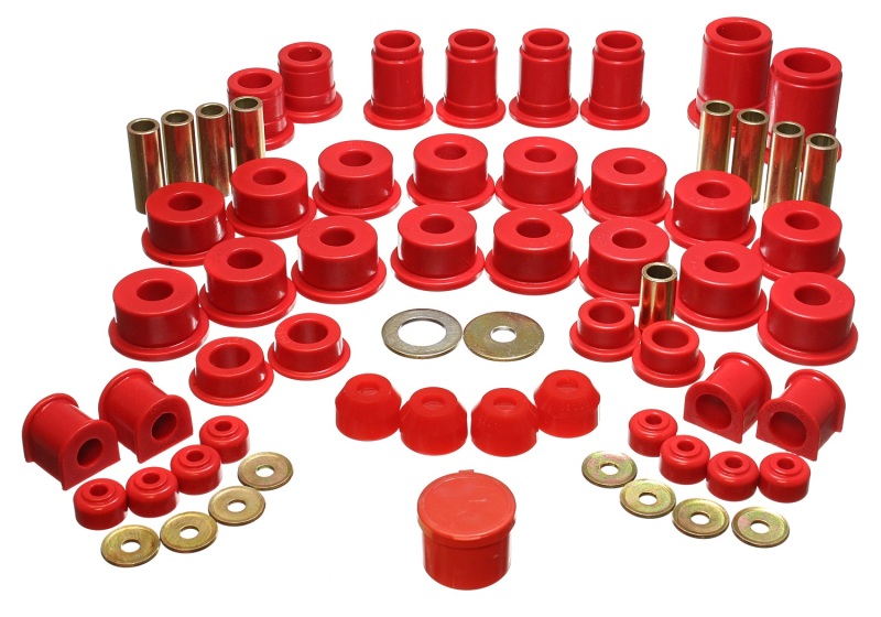 Energy Suspension 90-95 Toyota 4 Runner 2WD/4WD Red Hyper-Flex Master Bushing Set thumbnail 4