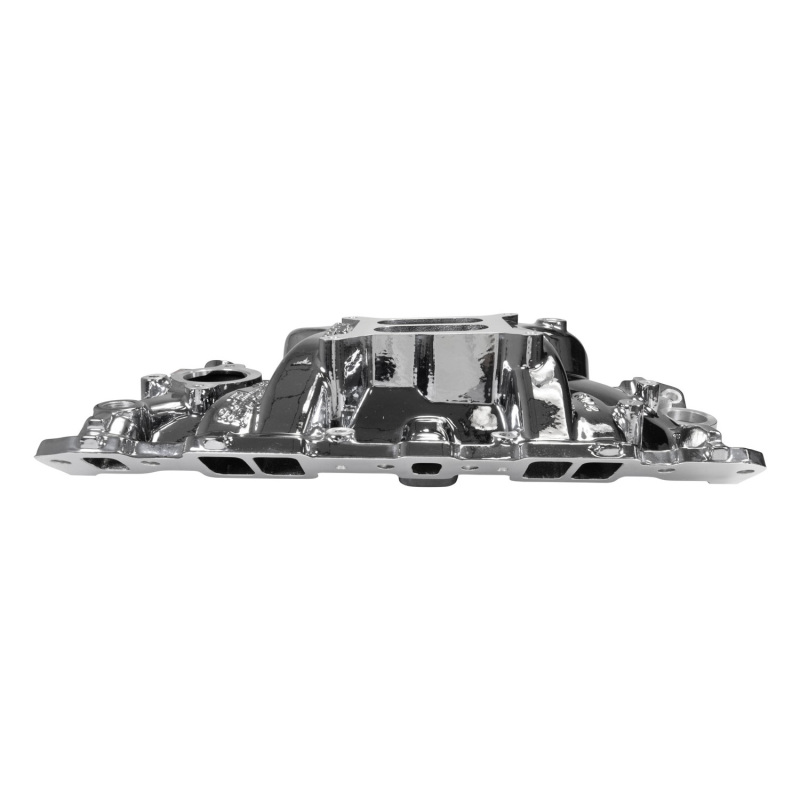 Edelbrock Chevy SB Performer EPS Intake Manifold w/ Oil Fill Tube - Chrome Plasma