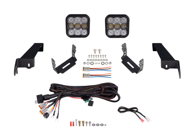Diode Dynamics Jeep JL SS5 CrossLink Bumper Lightbar Kit Sport Combo thumbnail 3