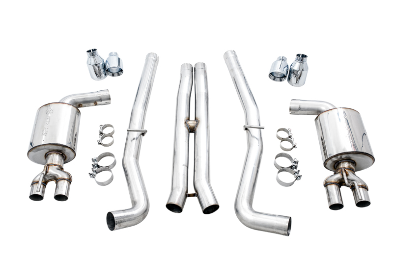 AWE Tuning 2015+ Dodge Challenger 6.4L/6.2L Non-Resonated Touring Edition Exhaust - Use Stock Tips thumbnail 9