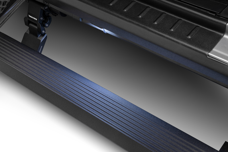 RealTruck 18-24 Jeep Wrangler 4dr VoltStep Electric Running Board Kit (Drilling Req.) - Tex. Blk