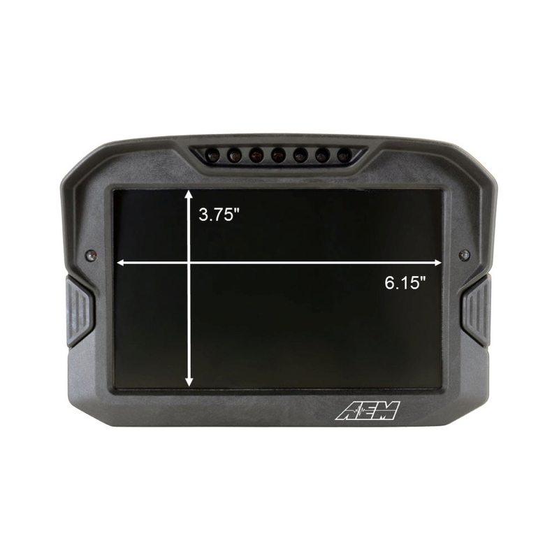 AEM CD-7 Non Logging Race Dash Carbon Fiber Digital Display (CAN Input Only) thumbnail 7