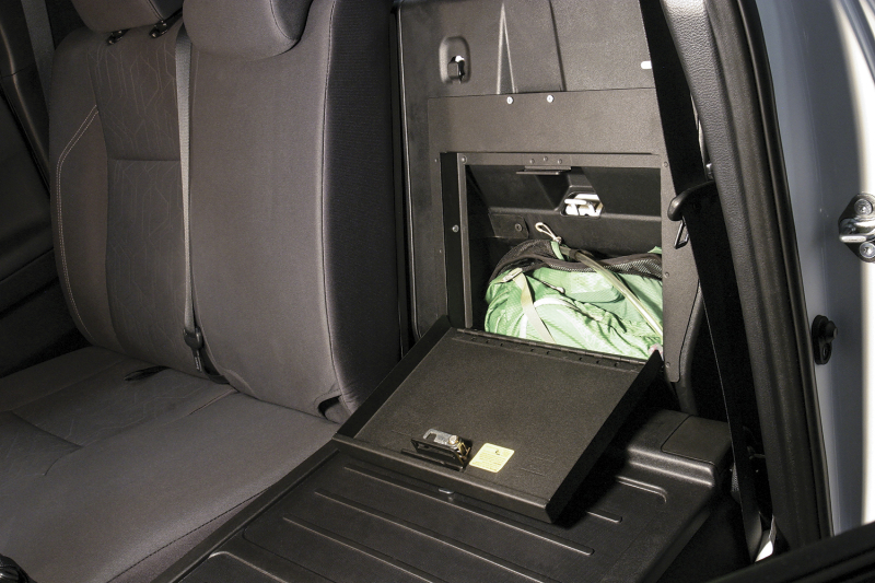 Tuffy 05-23 Toyota Tacoma Behind Seat Cubby Cover W/ Combo Lock thumbnail 7