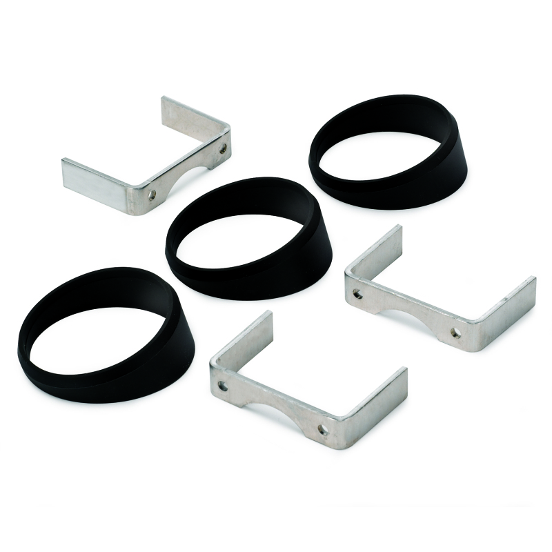 Autometer Gauge Mount Angle Rings Black 3 Pieces for 2 5/8in Gauges thumbnail 3