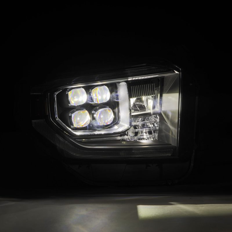 AlphaRex 14-21 Toyota Tundra NOVA-Series LED Proj Headlights Blk w/Actv Light & Seq. Sig + DRL thumbnail 3