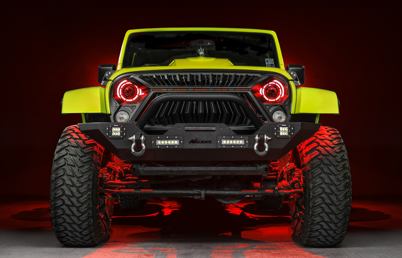 ORACLE Lighting 0718 Jeep Wrangler JK Oculus 7in ColorSHIFT Bi-LED Projector Headlights thumbnail 7