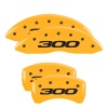 MGP 4 Caliper Covers Engraved Front & Rear 300/2017 Yellow Finish Black Char 2011 Chrysler 300 thumbnail 6