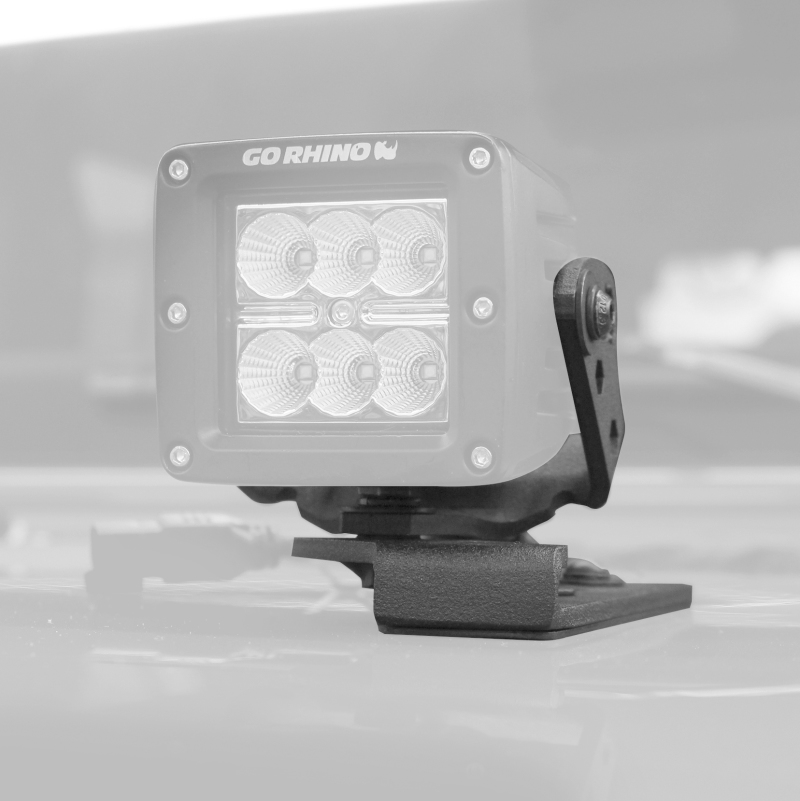 Go Rhino 18-20 Jeep Wrangler JL/JLU/Gladiator JT Light Mount - 3in Cube thumbnail 5