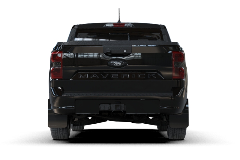 Rally Armor 22-26 Ford Maverick Black Mud Flap - Metallic Black Logo thumbnail 2