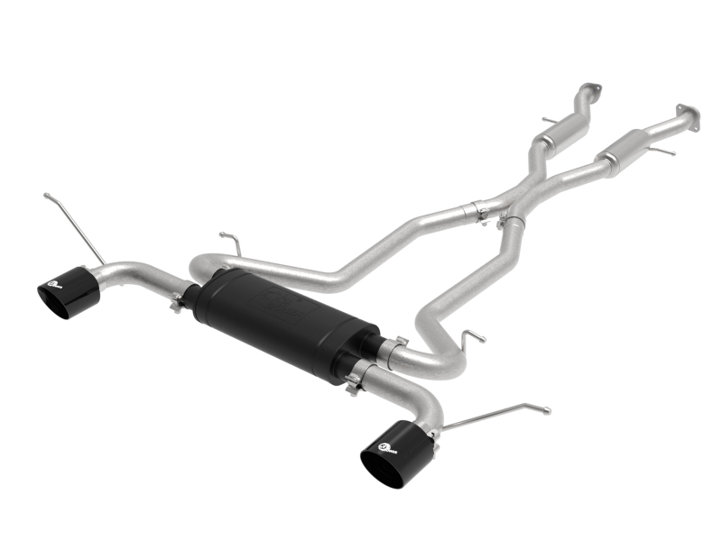 aFe Vulcan Series 2.5in 304SS Cat-Back Exhaust 11-20 Jeep Grand Cherokee (WK2) 5.7L w/ Black Tips thumbnail 2