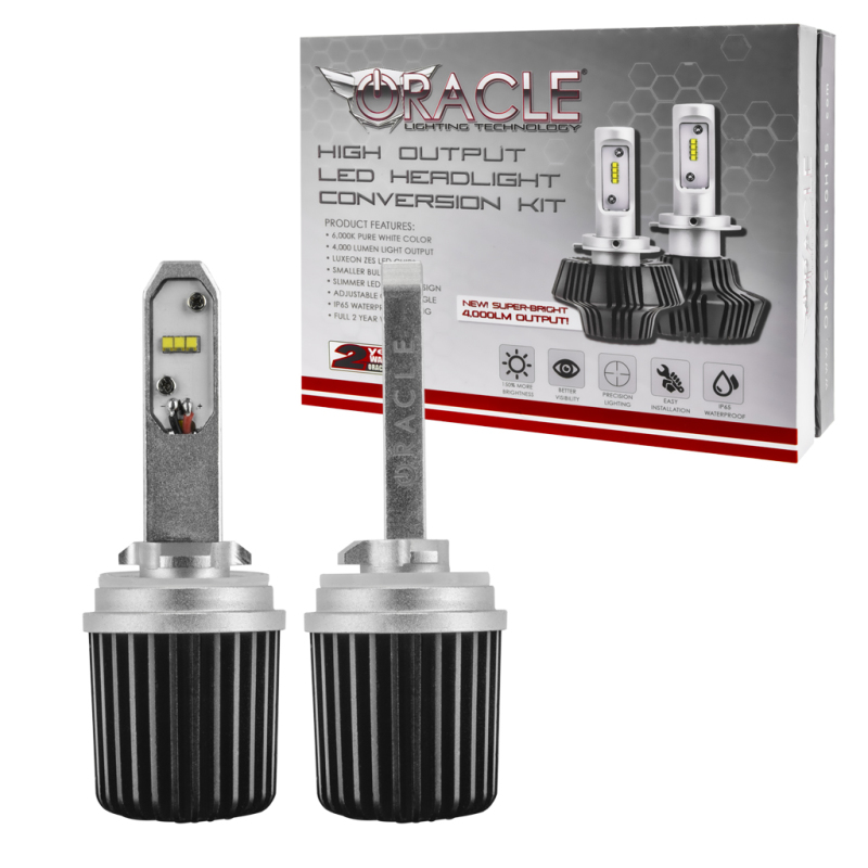 Oracle 880 4000+ Lumen LED Fog Light Bulbs (Pair) - 6000K thumbnail 3