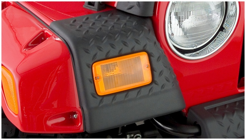 Bushwacker Trail Armor Hood Stone Guards 14007 Armor, Front Corner Guards, Jeep, Pair thumbnail 9