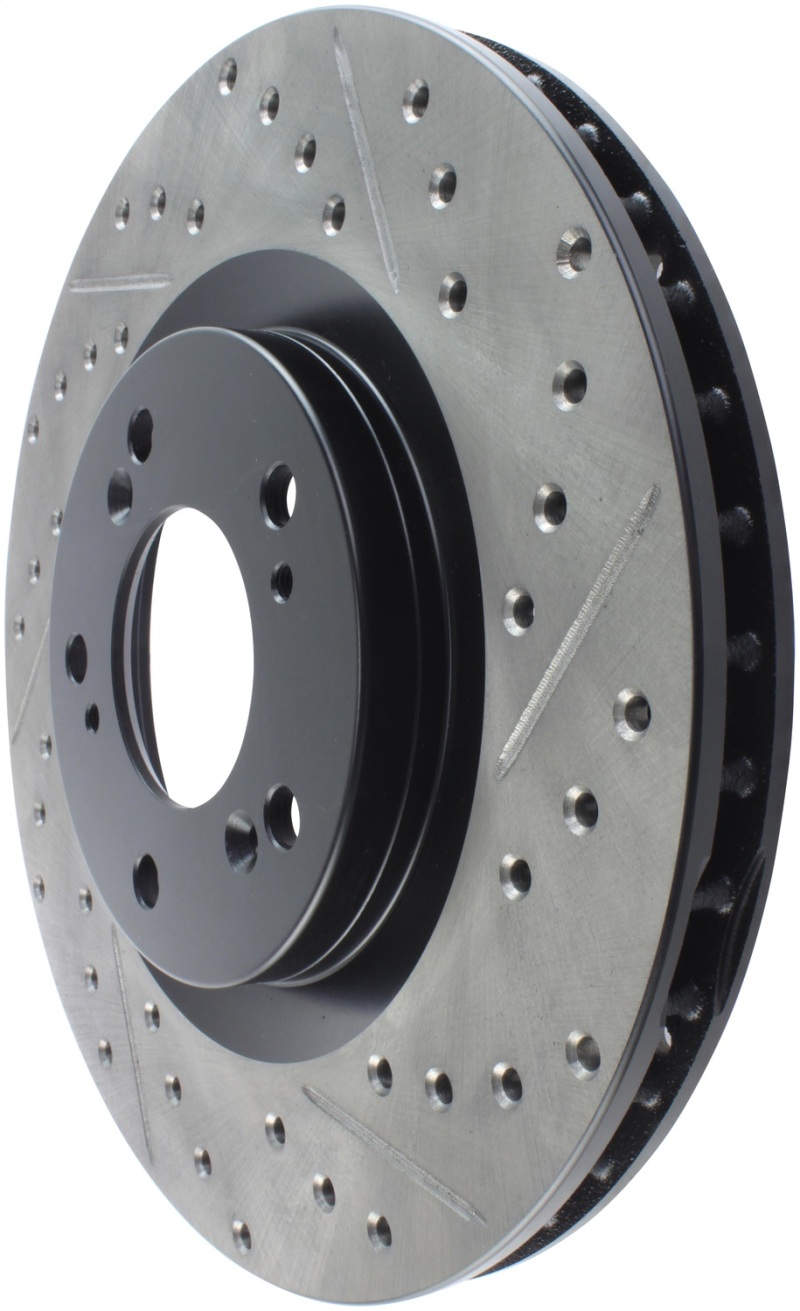 StopTech 00-09 S2000 Slotted & Drilled Left Front Rotor thumbnail 6