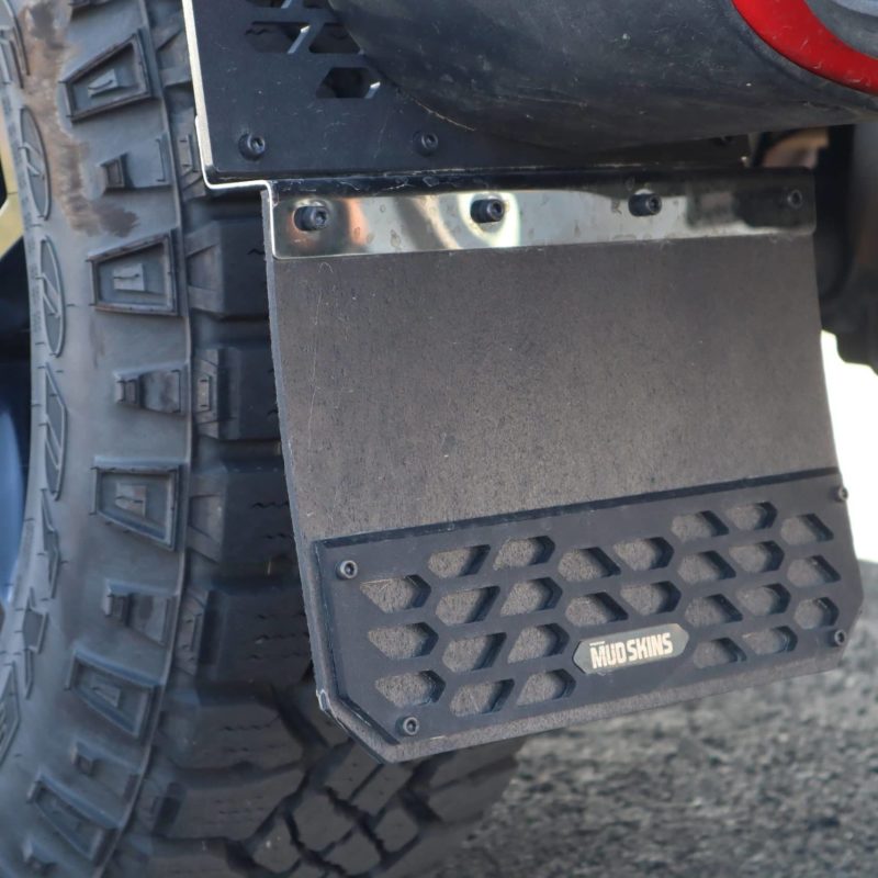 Putco 11-16 Ford SuperDuty - Set of 2 (Excl Dually Rear) Mud Skins - HDPE w/ Hex Shield thumbnail 4