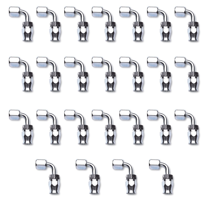 Russell Performance -6 AN Endura PowerFlex Power Steering 90 Degree Hose Ends(25 pcs.) thumbnail 5